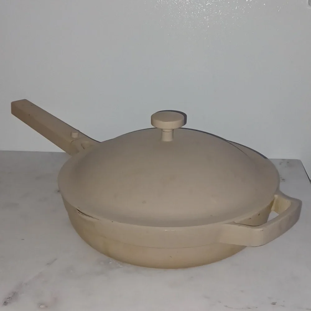 Always Pan Our Place beige/tan color 10.5 inch always pan